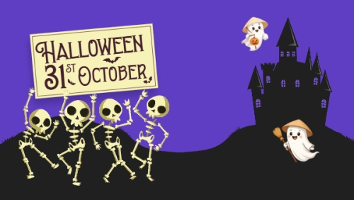 Mẫu thiết kế Hình nền máy tính Halloween, lễ hội ma quái, sự kiện, event, dễ thương, cute, chibi, hoạt hình, cartoon 1760996308