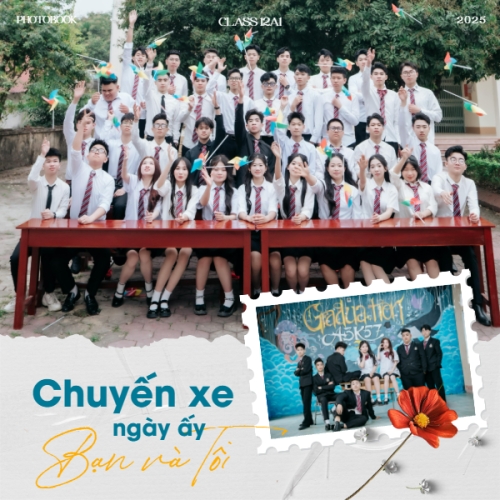 Mẫu thiết kế Photobook vuông Tốt nghiệp, Kỷ yếu, bạn bè, hội nhóm, team, tập thể, đơn giản