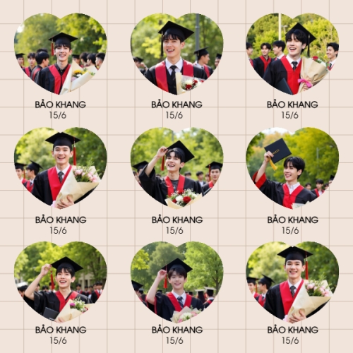 Mẫu thiết kế Photobook vuông Tốt nghiệp, Kỷ yếu, bạn bè, hội nhóm, team, tập thể, đơn giản 1759885910
