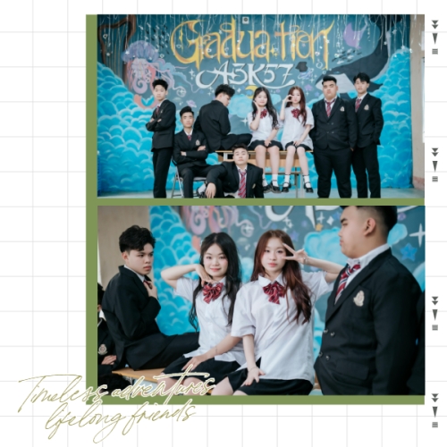 Mẫu thiết kế Photobook vuông Tốt nghiệp, Kỷ yếu, bạn bè, hội nhóm, team, tập thể, đơn giản 1759885910