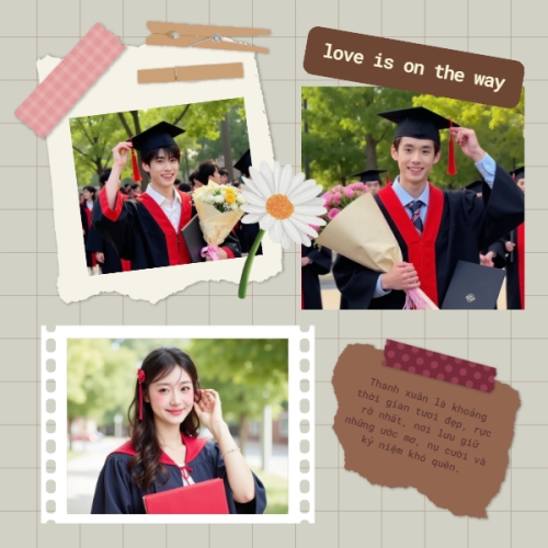 Mẫu thiết kế Photobook vuông Tốt nghiệp, Kỷ yếu, bạn bè, hội nhóm, team, tập thể, đơn giản 1759885910