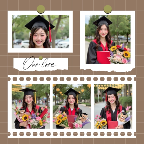 Mẫu thiết kế Photobook vuông Tốt nghiệp, Kỷ yếu, bạn bè, hội nhóm, team, tập thể, đơn giản 1759885910