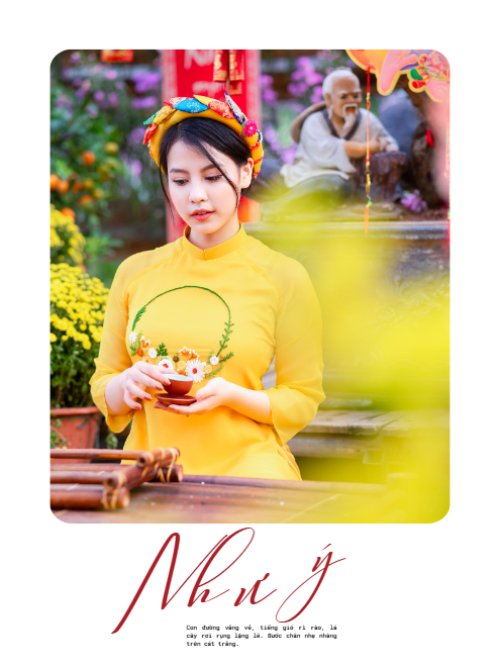 Mẫu thiết kế Bộ Ảnh Polaroid Tết, Tết 2025, Xuân, đơn giản, dễ thương, cute 1759895644