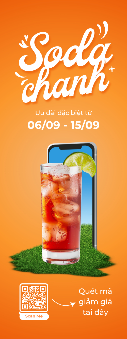 Mẫu thiết kế Standee Nước uống, juice, giải khát, F&B, drink, trà, tea 1760223842