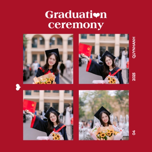 Mẫu thiết kế Photobook vuông Cá nhân, nhân vật, personal style, signature, kỷ yếu, tốt nghiệp, graduation