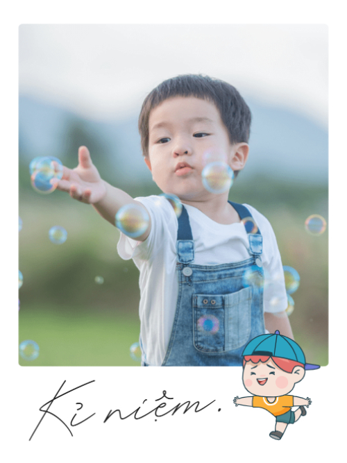 Mẫu thiết kế Bộ Ảnh Polaroid Dễ thương, cute, em bé, baby, trẻ em 1759886505
