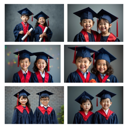 Mẫu thiết kế Photobook vuông Học sinh, tiểu học, kỷ yếu, tốt nghiệp, graduation, mầm non, hội nhóm, cá nhân 1759894966