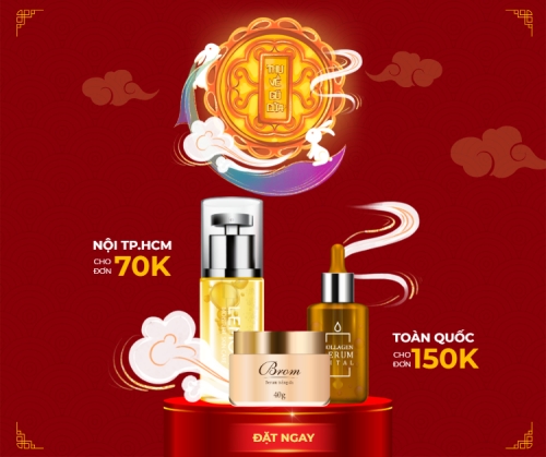 Mẫu thiết kế Bài đăng Facebook (ngang) Trung thu, Tết Đoàn Viên, mid-autumn festival, sự kiện, event, lễ hội, festival, mỹ phẩm, beauty, làm đẹp, sale, giảm giá, dễ thương, cute 1760221950