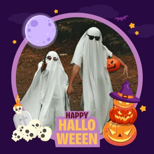 Mẫu thiết kế Ảnh đại diện Zalo Halloween, lễ hội ma quái, sự kiện, event, dễ thương, cute, chibi, hoạt hình, cartoon 1761379451