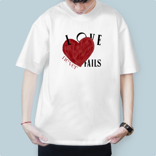 Mẫu thiết kế Áo thun Trái tim, heart, love, tình yêu, love,trending, hot, viral, xu hướng, thịnh hành, dễ thương, cute 1759529913
