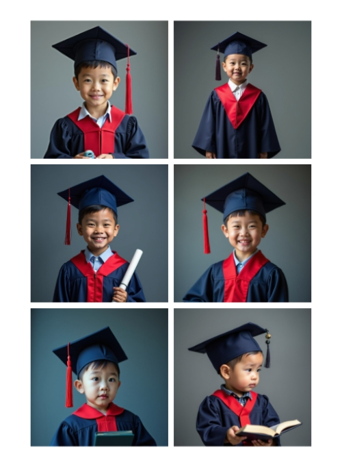 Mẫu thiết kế Photobook dọc Học sinh, tiểu học, kỷ yếu, tốt nghiệp, graduation, mầm non 1759895338
