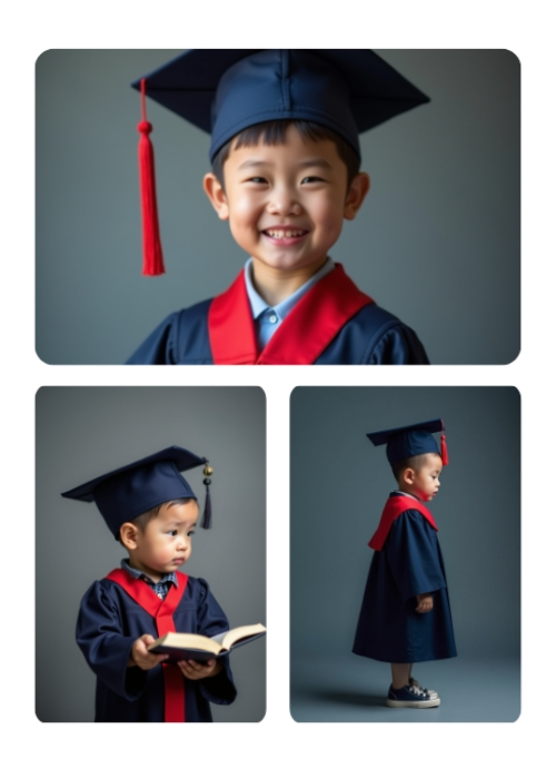 Mẫu thiết kế Photobook dọc Học sinh, tiểu học, kỷ yếu, tốt nghiệp, graduation, mầm non 1759895338