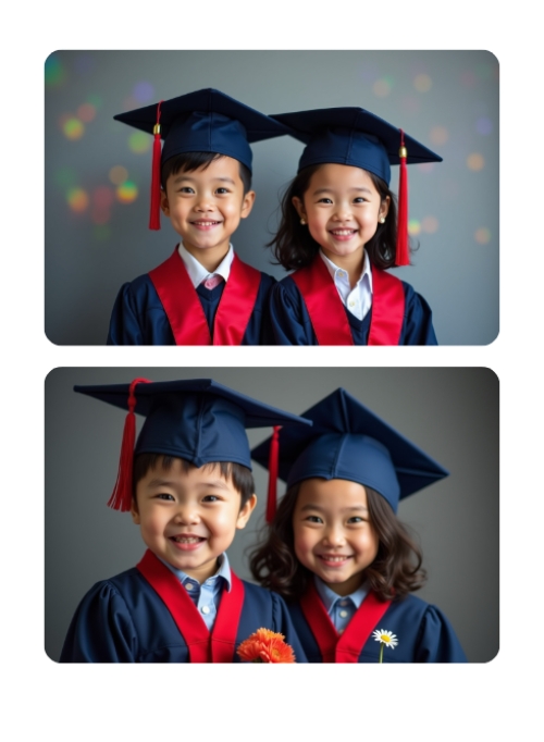 Mẫu thiết kế Photobook dọc Học sinh, tiểu học, kỷ yếu, tốt nghiệp, graduation, mầm non 1759895338