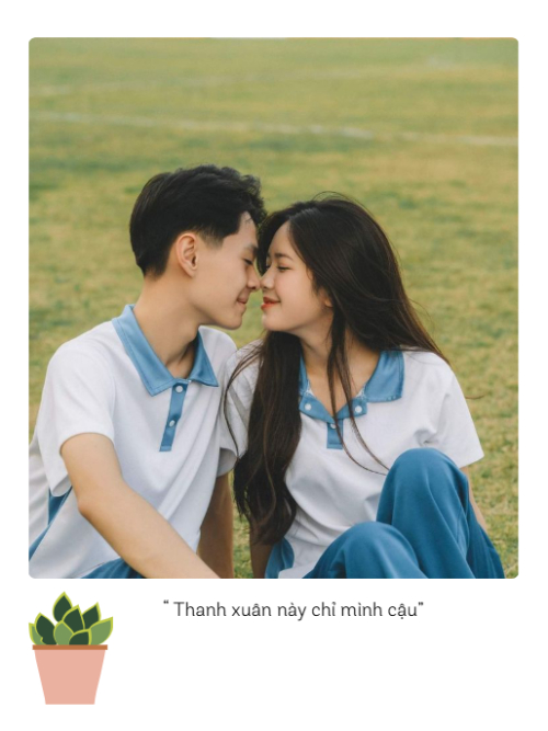 Mẫu thiết kế Bộ Ảnh Polaroid Bạn bè, couple, cặp đôi, thanh xuân, hoa lá 1759886418