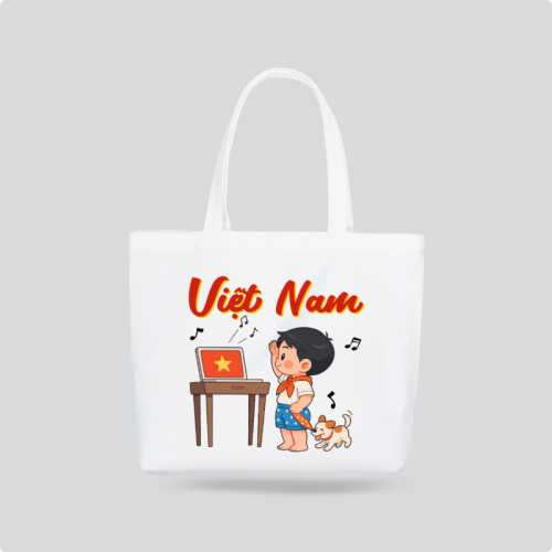 Mẫu thiết kế Túi canvas 2/9, Quốc Khánh, lễ hội, Việt Nam, hội nhóm, team, tập thể, sự kiện, event, dễ thương, cute 1759530063