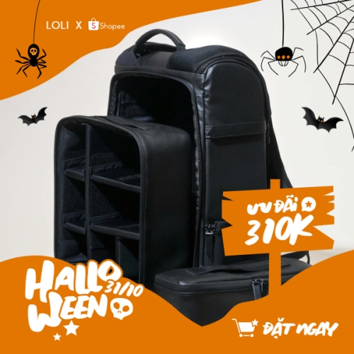 Mẫu thiết kế Khung sản phẩm Halloween, lễ hội ma quái, balo, thời trang, fashion, sự kiện, event, dễ thương, cute, chibi, hoạt hình, cartoon 1761384381