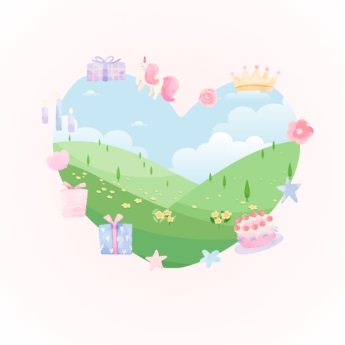 Mẫu thiết kế Photobook vuông Em bé, baby, kid, sinh nhật, birthday, cá nhân, personal style, sự kiện, event, dễ thương, cute 1759886001