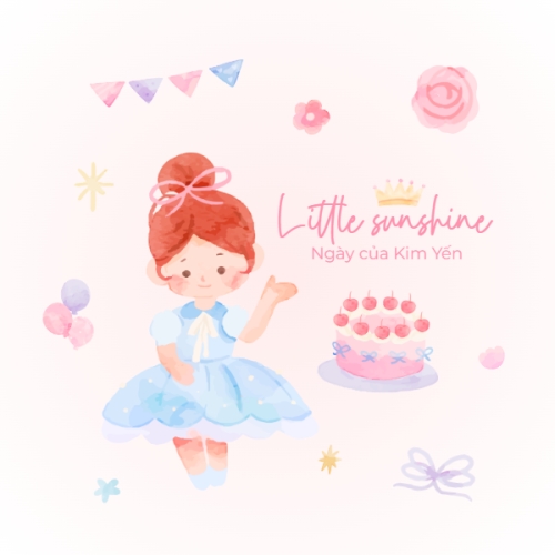 Mẫu thiết kế Photobook vuông Em bé, baby, kid, sinh nhật, birthday, cá nhân, personal style, sự kiện, event, dễ thương, cute 1759886001