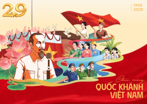 Mẫu thiết kế Thiệp chúc mừng Việt Nam, lễ hội, 2/9, Quốc Khánh, hiện đại, sang trọng, modern 1761406444