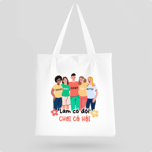 Mẫu thiết kế Túi canvas Summer, mùa hè, team building, teamwork, du lịch, travel, hội nhóm, team, tập thể 1759530150