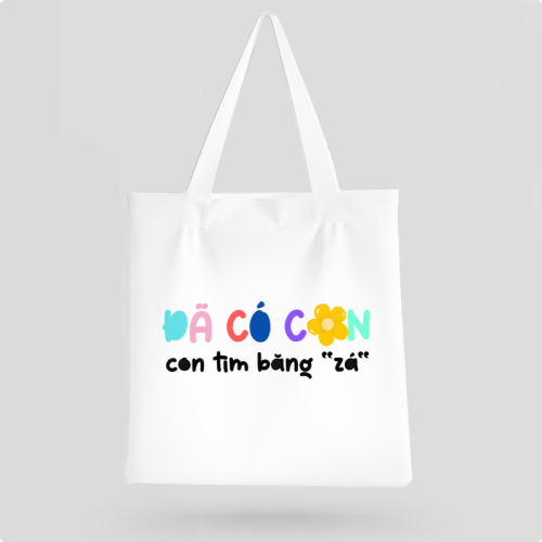 Mẫu thiết kế Túi canvas Chữ, trending, hot, viral, xu hướng, thịnh hành 1759529933