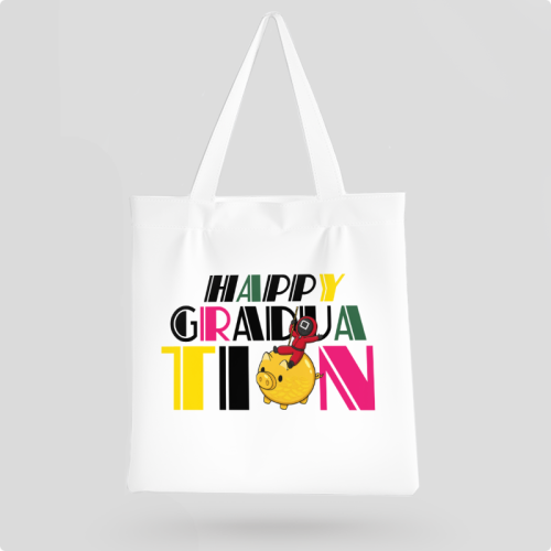 Mẫu thiết kế Túi canvas Tốt nghiệp, graduation, cá nhân, nhân vật, personal style, signature, squid game 1759536367