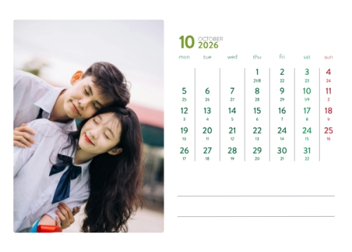 Mẫu thiết kế Lịch để bàn Tết, Xuân, Bính Ngọ, năm 2026, 2026, hiện đại, sang trọng, modern 1763579033