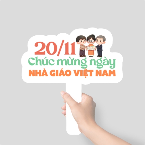 Mẫu thiết kế Hashtag cầm tay Chúc mừng ngày Nhà Giáo Việt Nam 20/11 1763591246