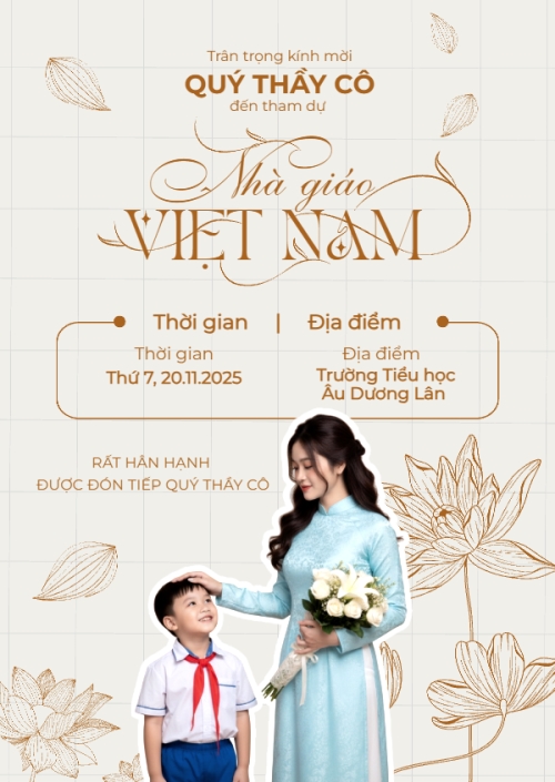 Mẫu thiết kế Thư mời Nhà Giáo Việt Nam 1763590300