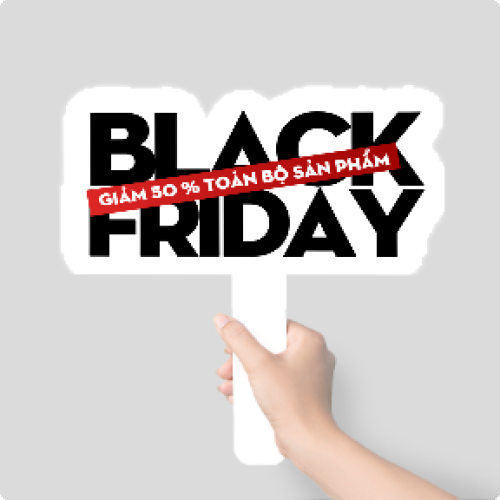 Mẫu thiết kế Hashtag cầm tay Black Friday, sự kiện, event, chương trình, sale, thứ 6 đen tối 1764235473