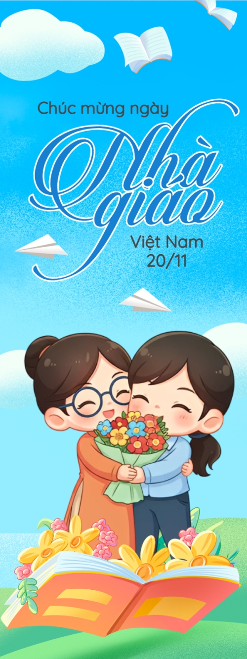 Mẫu thiết kế Standee Chúc mừng ngày nhà giáo 1763584423