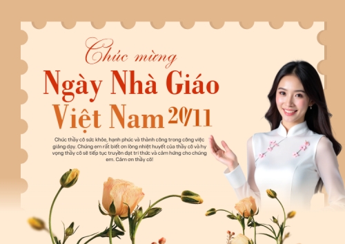 Mẫu thiết kế Thiệp chúc mừng Chúc mừng Ngày Nhà Giáo Việt Nam 20/11 1763584475