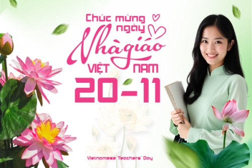 Mẫu thiết kế Banner - Băng rôn Mừng ngày nhà giáo 1763591248