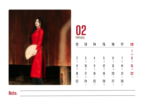 Mẫu thiết kế Lịch để bàn Tết, Xuân, Bính ngọ, năm 2026, 2026, hiện đại, modern, đơn giản, simple 1763579039