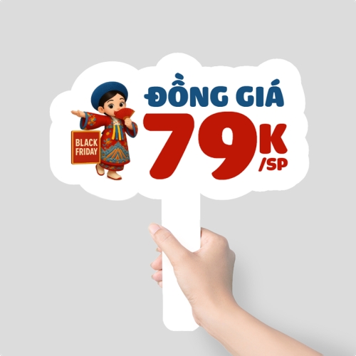 Mẫu thiết kế Hashtag cầm tay Black friday giảm giá 1764235473