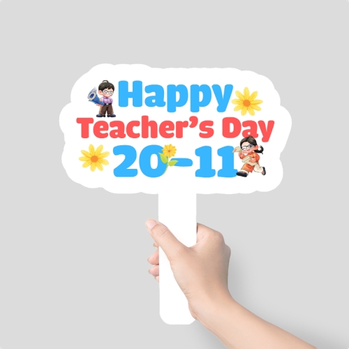 Mẫu thiết kế Hashtag cầm tay Happy Teacher's Day 20/11 1763591258