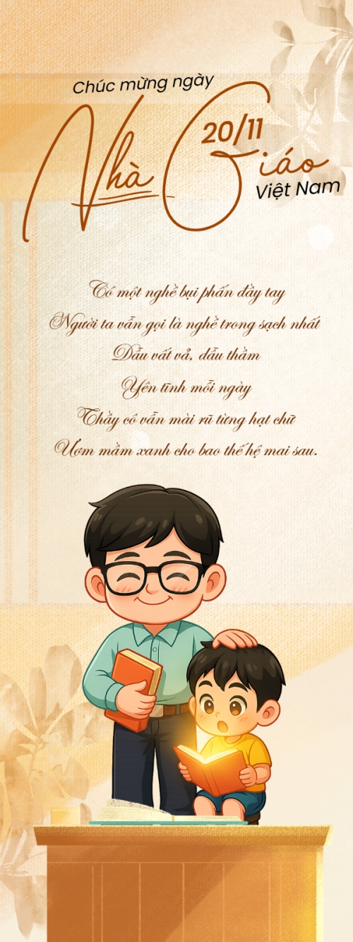 Mẫu thiết kế Standee Chúc mừng ngày nhà giáo 1763584423