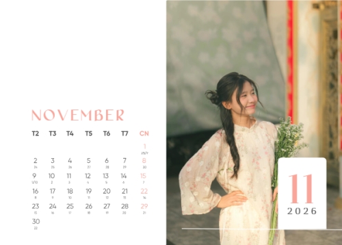 Mẫu thiết kế Lịch để bàn Tết, Xuân, Bính Ngọ, năm 2026, 2026, hiện đại, sang trọng, modern 1763584307