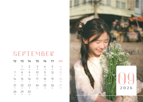 Mẫu thiết kế Lịch để bàn Tết, Xuân, Bính Ngọ, năm 2026, 2026, hiện đại, sang trọng, modern 1763584307