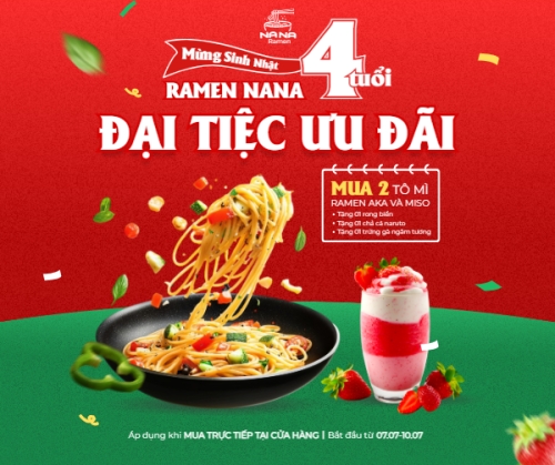 Mẫu thiết kế Bài đăng Facebook (ngang) Mì, noodle, trà dâu, nước uống, đồ ăn, food, thực phẩm, ẩm thực, món ăn, F&B, nhà hàng, thức ăn, dễ thương, hiện đại	 1762295106