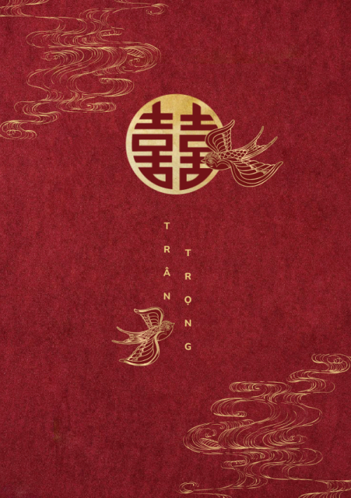 Mẫu thiết kế Ruột thiệp cưới Kim Ngọc Lương Duyên, truyền thống, traditional, dân gian 1761982432