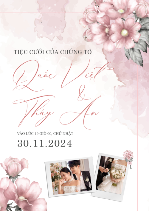 Mẫu thiết kế Khung ảnh (dọc) Hương Hoa Tình Yêu, hoa lá, thiên nhiên, floral 1763939507