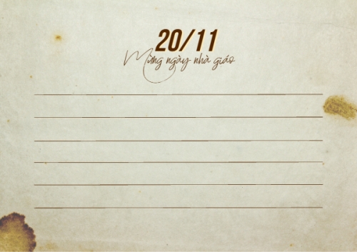 Mẫu thiết kế Thiệp chúc mừng Gửi lời tri ân 1763590496