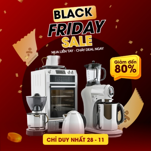 Mẫu thiết kế Bài đăng Facebook (vuông) Black Friday Sale 1763579130