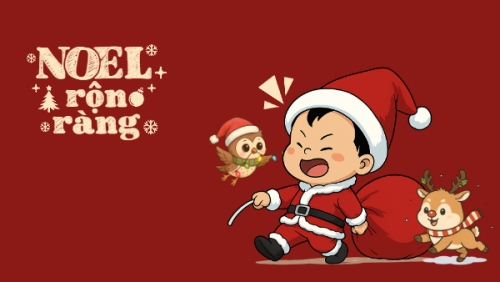 Mẫu thiết kế Hình nền máy tính Noel rộn ràng 1765166050