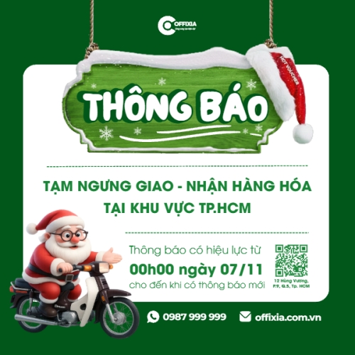 Mẫu thiết kế Bài post MXH vuông Thông báo ngưng giao nhận hàng 1766003138