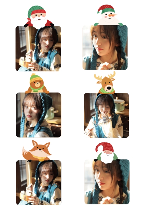 Mẫu thiết kế Nhãn Sticker - Sticker Sheets Giáng sinh an lành 1765178046