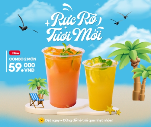 Mẫu thiết kế Bài post MXH ngang Nước ép, nước uống, juice, giải khát, F&B, drink, dễ thương, hiện đại,modern 1765154201