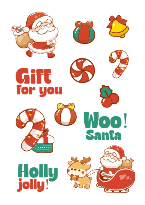 Mẫu thiết kế Nhãn Sticker - Sticker Sheets Giáng sinh, Christmas, Noel, 25/12, sự kiện, event, chương trình 1765173958