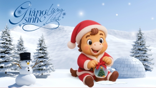 Mẫu thiết kế Hình nền máy tính Giáng sinh lung linh 1765166050